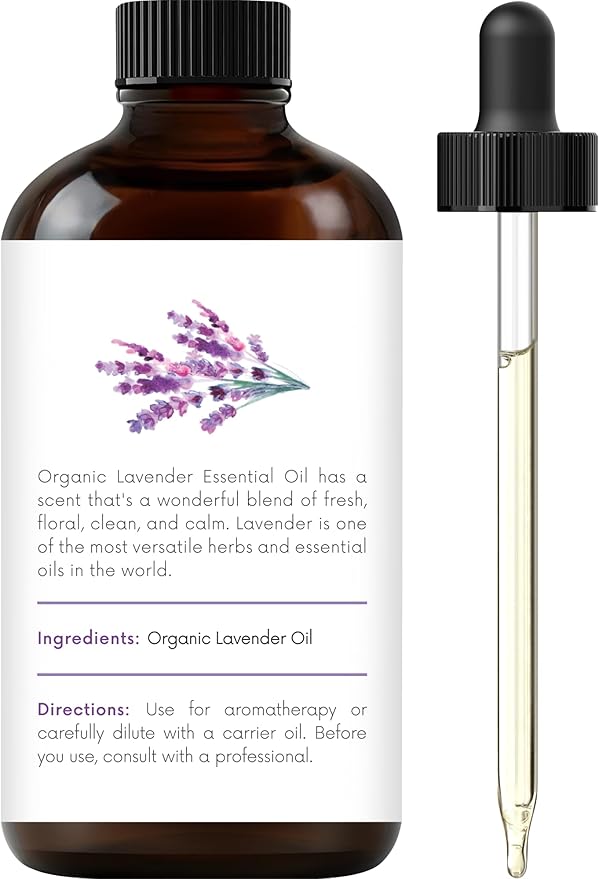 Handcraft Blends Organic Lavender Essential Oil – 1 Fl Oz – 100% Pure and Natural – Premium Grade Essential Oil for Diffuser and Aromatherapy HandcraftBlends