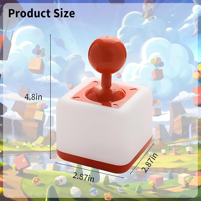 Night Light Lamp Rocker Night Light, 2-Speed Timer Bedside Night Lamp Rechargeable USB Lamp Side Table Light Night Rising Lamp LED Companion Light(Rocker Red) - Bloomnest