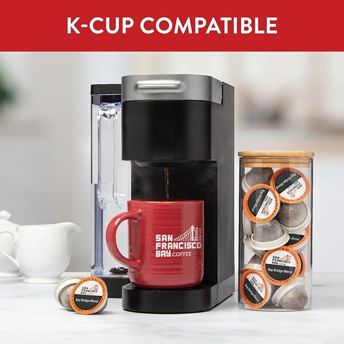 San Francisco Bay Compostable Coffee Pods – Bay Bridge Blend (80 Ct) K Cup Compatible, Medium Roast - Bloomnest