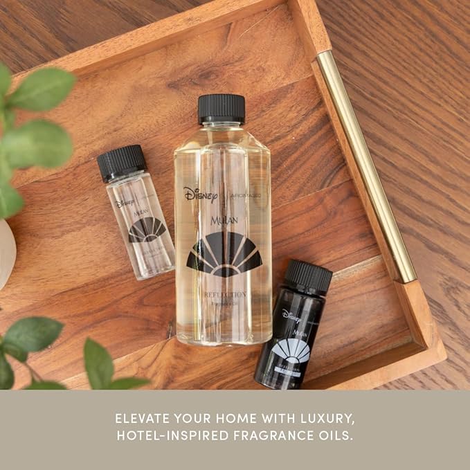 Aroma360 | Disney Reflection Fragrance Oil Blend | Disney Princess Mulan | Luxury Essential Diffuser Oil | Aromatherapy Scent Diffuser Oil | Bergamot, Nutmeg and Jasmine 1.7 fl oz 50mL - Bloomnest