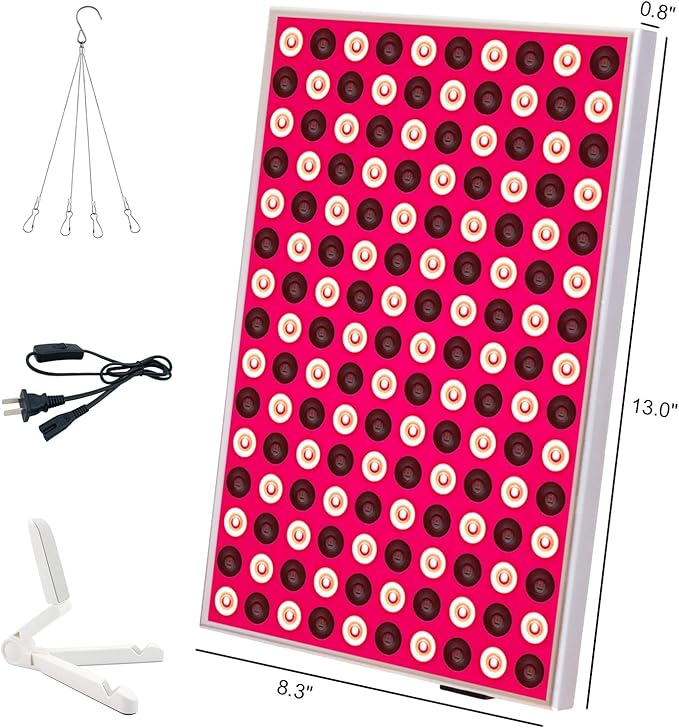 Red Light Therapy, Red Light Therapy for Body Face, Red Light Panel Near Infrared 850nm and Deep Red 660nm for Pain Relief and Skin Improved