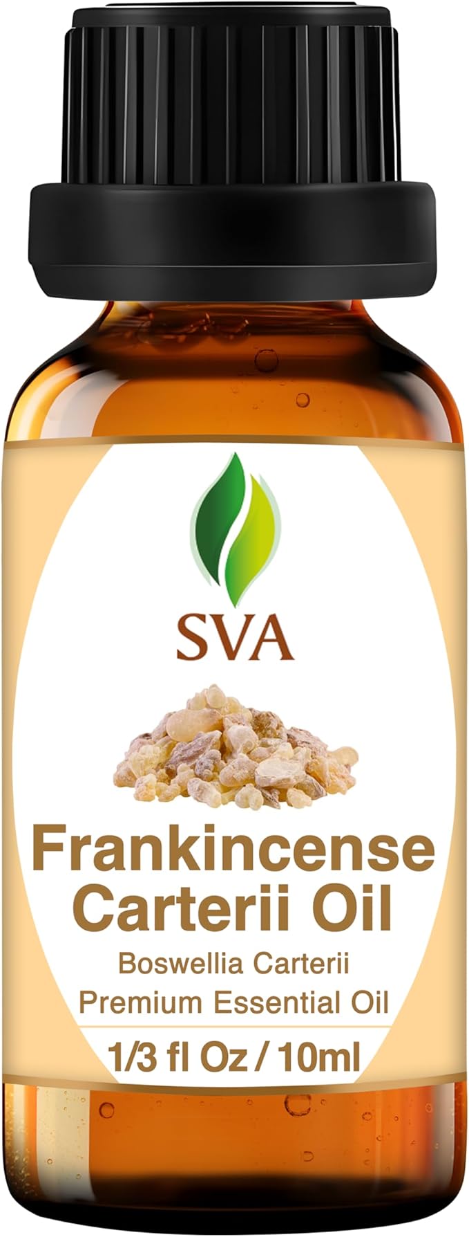 SVA Frankincense Essential Oil – 1/3 Fl Oz – 100% Natural Boswellia Carterii Oil - for Diffuser, Hair Care, Face, Skin Care, Aromatherapy, Scalp and Body Massage, Soap and Candle Making - Bloomnest