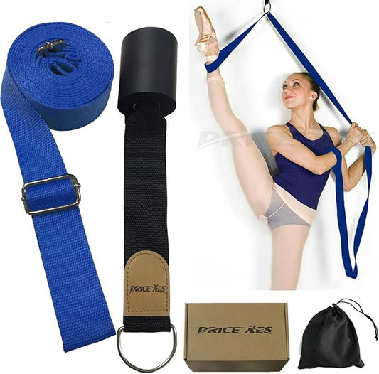 Adjustable Leg Stretcher Lengthen Ballet Stretch Band - Easy Install on Door Flexibility Stretching Leg Strap Great Cheer Dance Gymnastics Trainer Stretching Equipment Taekwondo Training - Bloomnest