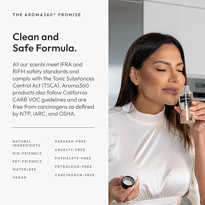 Aroma360 - My Way Fragrance Oil Blend - Hotel Inspired for Luxury Essential Oil Diffusers - Aromatherapy Scent Diffuser - Lush Sandalwood, Warm Cedar, and Delicate Florals - 50ML - Bloomnest