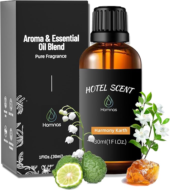 Harmony Karth Essential Oil, Hotel Diffuser Oil, Home Luxury & Hotel Scents for Diffuser, 30ML Pure Diffuser Oil for Aromatherapy - Bloomnest