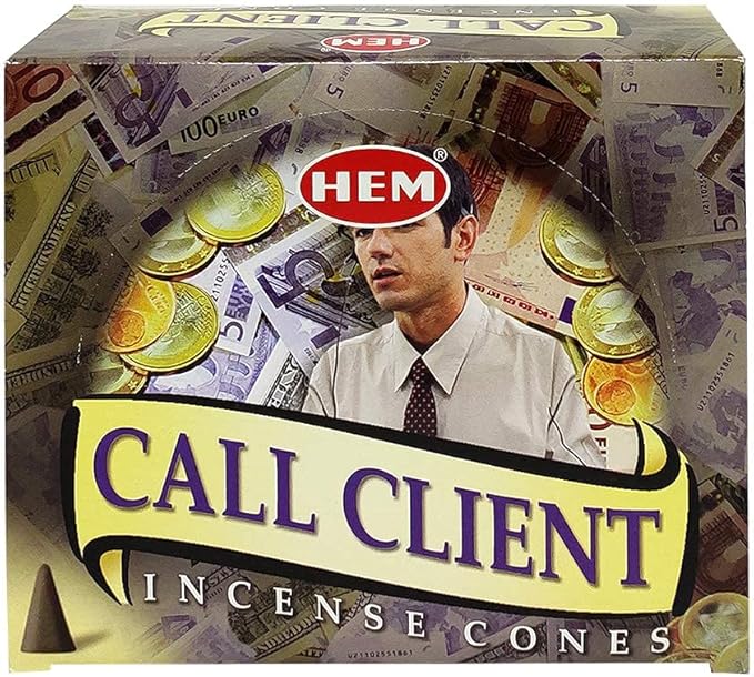 TRUMIRI Incense Cone Holder Bundle with Hem Call Clients Incense Cones - Pack of 12 (Approx 120 Cones)