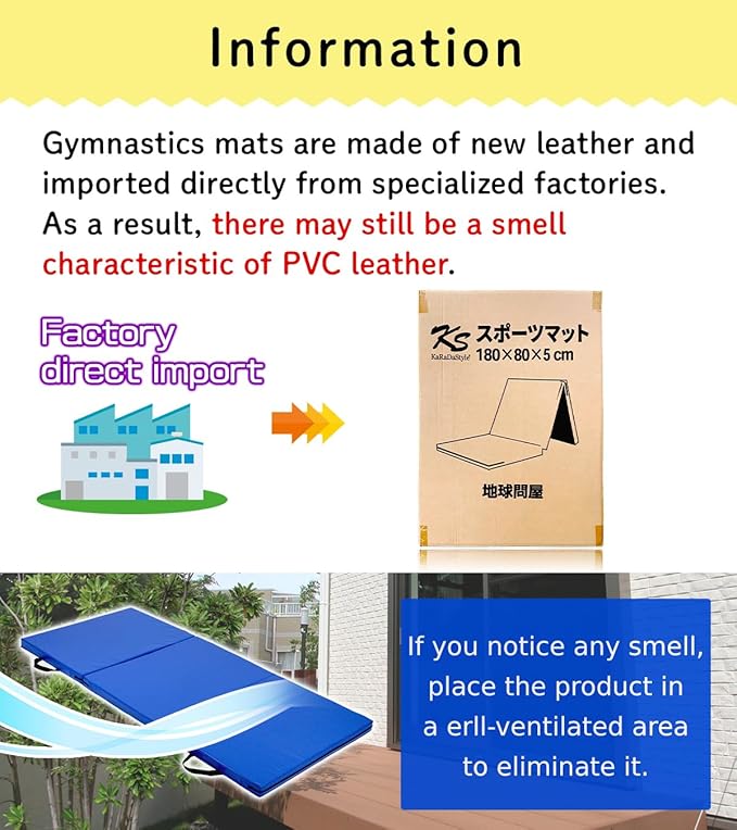 Gymnastics Mat Folding Stretch Mats 71"x31"x2" Exercise Muscle Training Children Play Horizontal Bar Mat Yoga Sports Soundproof Home Use - Bloomnest