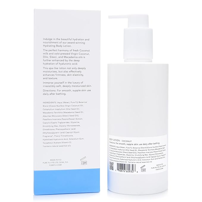 PURE FIJI Hydrating Body Lotion, Coconut (10.14 Fl.Oz /300ml) - Bloomnest