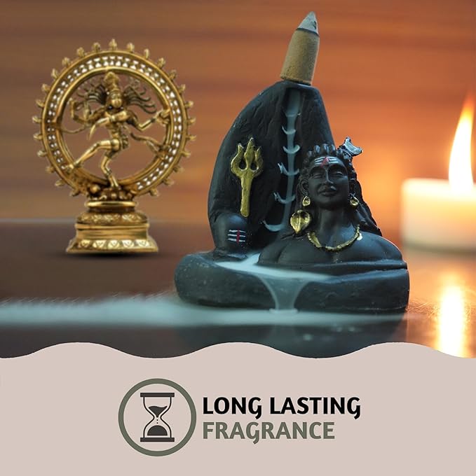 Backflow Incense Cones 60 Count Value Pack, Oudh White Sage Palo Santo Musk, Charcoal Free, Toxin Free, Long Lasting Aromatic Smoke, Meditation Yoga Relaxation Home Spa AyeshaDivinePremiumIncense