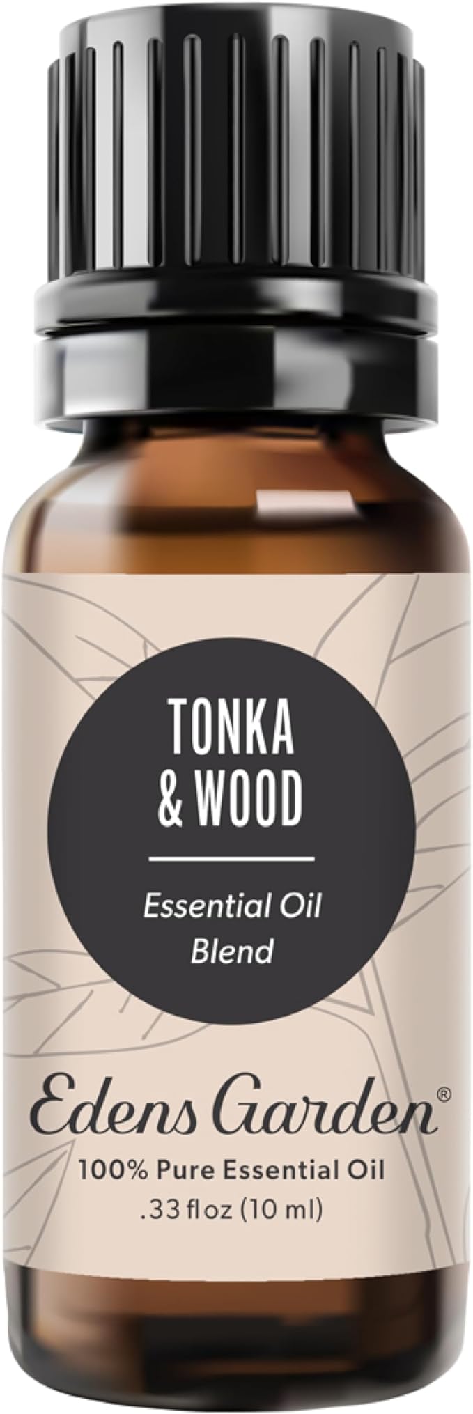 Edens Garden Tonka & Wood Essential Oil Blend- 100% Pure Premium Grade, Undiluted, Natural, Therapeutic, Aromatherapy, The Best for Diffusing, Candle, Laundry, Humidifiers 10 ml (.33 fl oz) EdensGarden