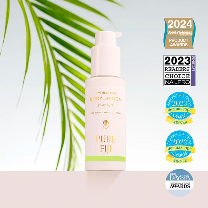 PURE FIJI Hydrating Body Lotion Travel Size, Starfruit (3oz/90ml)