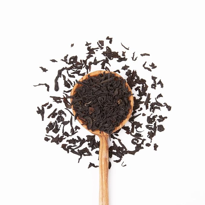 JusTea MT. KENYA BLACK | Loose Leaf Black Tea | Recyclable Refill Pouch | 160+ Cups (12.7oz) | High Caffeine | Award-Winning | Fair Trade | Non-GMO - Bloomnest