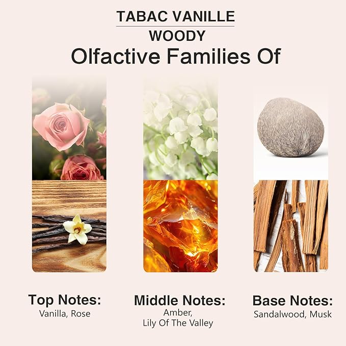 PHATOIL 3.38FL.OZ Tabac Vanille Fragrance Oils for Aromatherapy, Essential Oils for Diffusers for Home, Perfect for Diffuser, Yoga, Skin Care, DIY Candle and Soap Making - 100ml - Bloomnest