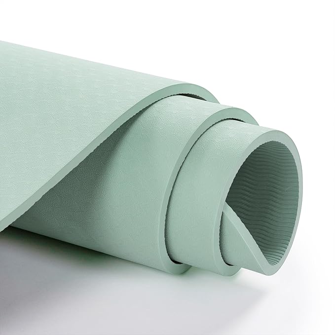 UMINEUX Yoga Mat Extra Thick 1/3'' & 2/5" Non Slip Yoga Mats for Women Eco Friendly TPE Fitness Exercise Mat with Carrying Sling & Storage Bag - Bloomnest