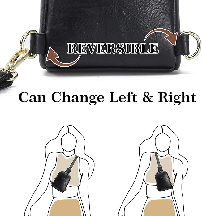 INICAT Small Sling Bag for Women Everyday & Travel Crossbody Bags Lightweight Cross Body Purses Vegan Leather - Bloomnest