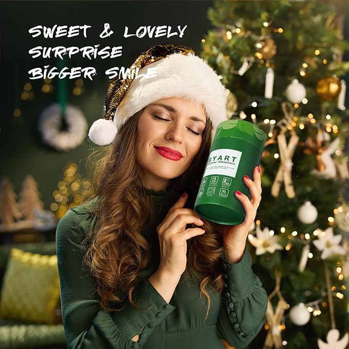 Shower Steamers Aromatherapy - Christmas Gifts for Women, 8 Pack Pure Essential Oil Shower Bombs for Home Spa, Stress Relief, Body&Soul Relaxing Bath Bombs, Stocking Stuffer for Girls, Green - Bloomnest