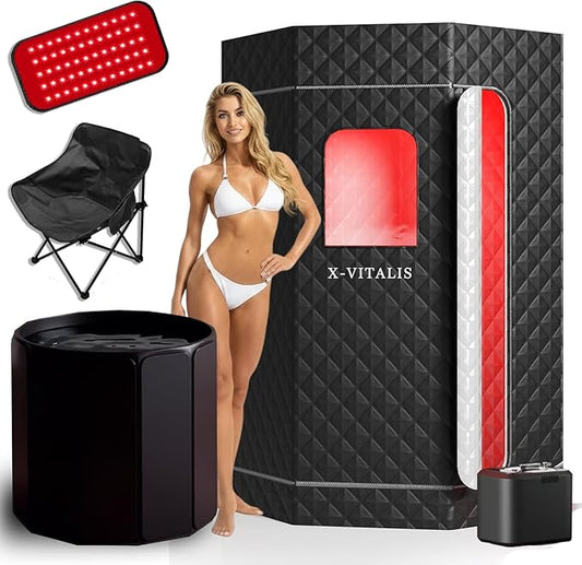 Portable Steam Sauna Tent for Home 3L Infrared Sauna for Indoor, Outdoor, Gym, Spa Bloomnest