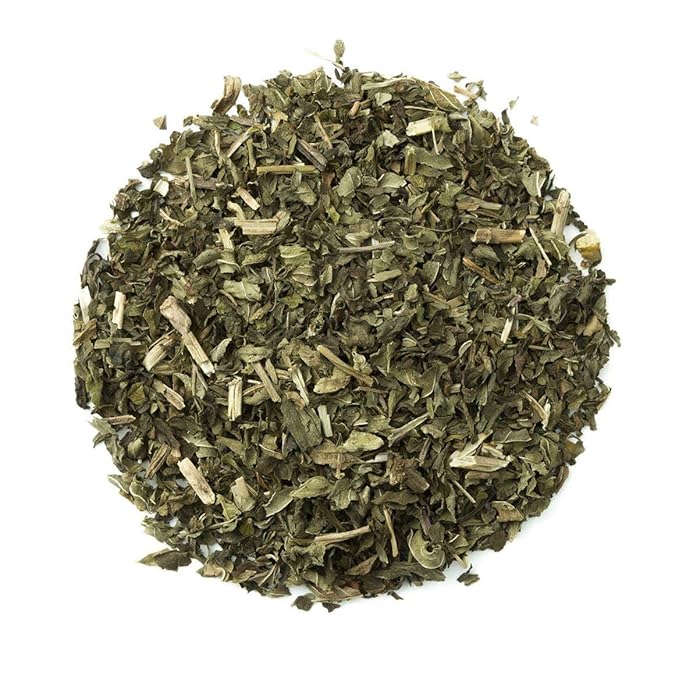 Heavenly Tea Leaves Organic Peppermint, Bulk Loose Leaf Herbal Tisane, 1 Lb. (Approx. 200 Cups) - Minty, Great For Hot Or Iced Tea, Immune & Heart Support, Gut & Digestion - Bloomnest