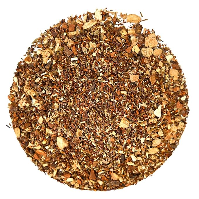 Organic Positively Tea Company, Ginger Snap Rooibos Tea, Loose Leaf, 4 Ounce - Bloomnest