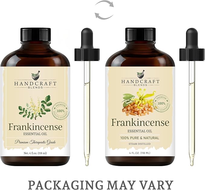 Handcraft Blends Frankincense Essential Oil – Huge 4 Fl Oz – 100% Pure and Natural – Premium Grade Essential Oil for Diffuser and Aromatherapy, Skin, Massage, Candle and Soap Making Fragrance - Bloomnest