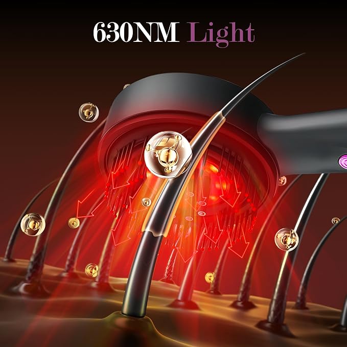 3-in-1 Rechargeable Scalp Massager Hair Growth Oil Applicator, Gentle Scratching & Kneading, IPX7 Waterproof, Electric Head Massage Tool for Home Spa, Portable Scalp Brush for All Hair Types Bloomnest