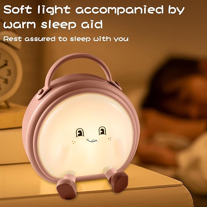 Night Light for Boys and Girls,Cute Room Decor Portable Night Lamp,Touch-Controlled Lighting,USB Rechargeable LED Bedroom Lighting Timer Bedside Table Lamps - Bloomnest