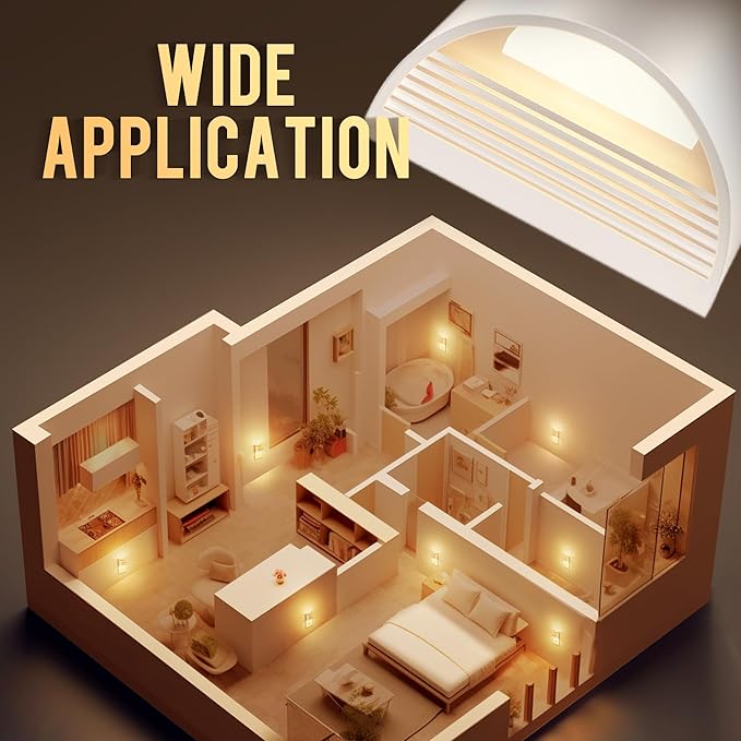 DORESshop LED Night Light[4 Pack], Night Lights Plug into Wall, 3 Level Brightness Adjustable Plug in Night Light, Dusk to Dawn Sensor Nightlights for Adults,Bedroom,Bathroom,Hallway,3000K White Cover - Bloomnest