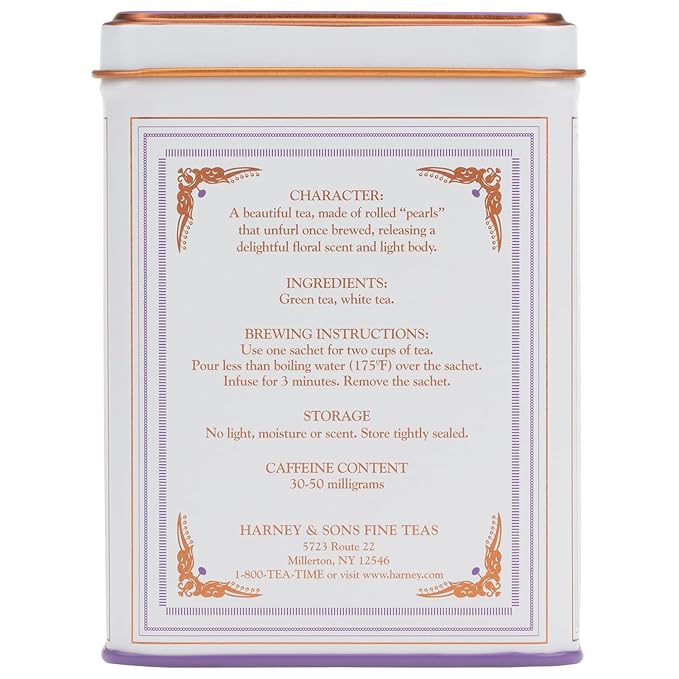 Harney & Sons Dragon Pearl Jasmine Tea, 20 Count(Pack of 1) - Bloomnest
