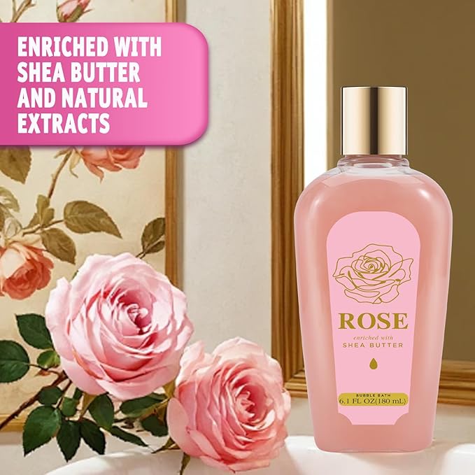 Spa Luxetique Gift Baskets for Women, Mothers Day Gifts for Mom, 11pcs Rose Sets, Relaxing Bath Sets for Women, Christmas Gifts for Her - Bloomnest