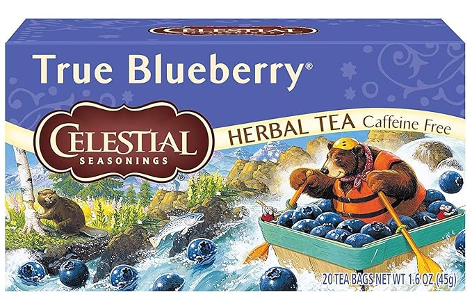 Celestial Seasonings Herb Tea True Blueberry 20 Bag (Pack of 2) - Bloomnest