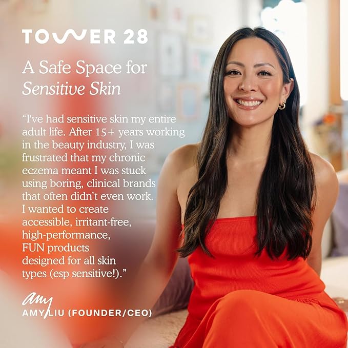Tower 28 SOS Daily Rescue Facial Spray - Hypochlorous Acid Spray to Help Reduce Redness, Calm Irritation + Alleviate Flare-Ups - Purifying Face Toner Duo - Full + Travel Size Skin Care Spray (2 Count) - Bloomnest