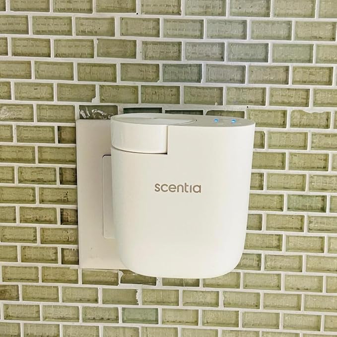 Home Scent Diffuser Starter Kit |Plug in Waterless Aroma Diffuser for Essential Oils | for Home, Office,Spa, Smart App | Covers up to 500 Sq. Ft. | White | 20ml Oil Included- Best Gift - Bloomnest