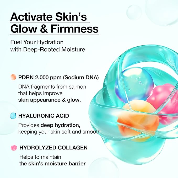 ANUA PDRN Collagen Glow Facial Serum Spray, Hydrating Face Mist, Hyaluronic Acid, dewy Glass Finish, All Skin Types, Instant Plumping Hydration, Firming Care, Korean Skincare, 1.01 fl oz - Bloomnest