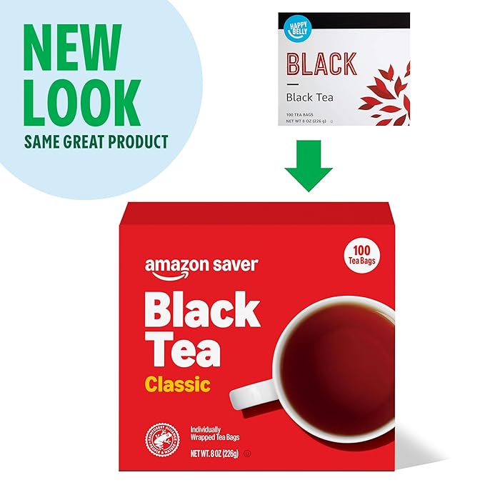 Amazon Saver, Classic Black Tea, 8 Oz, 100 Ct - Bloomnest