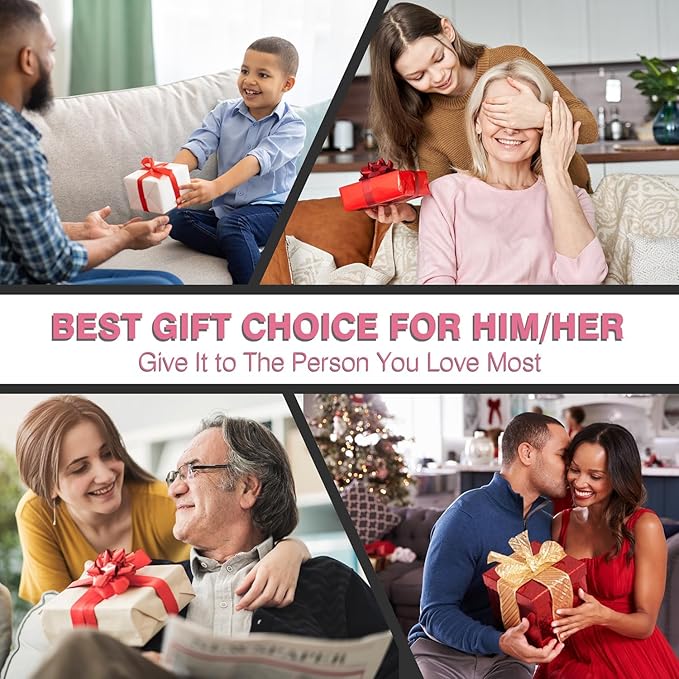 cotsoco Massage Gun Deep Tissue for Pain Relief with 4 Massage Heads & 6 Speeds, Electric Mini Handheld Body Massager for Any Pain Relief, Best Gifts for Dad and Mom - Bloomnest