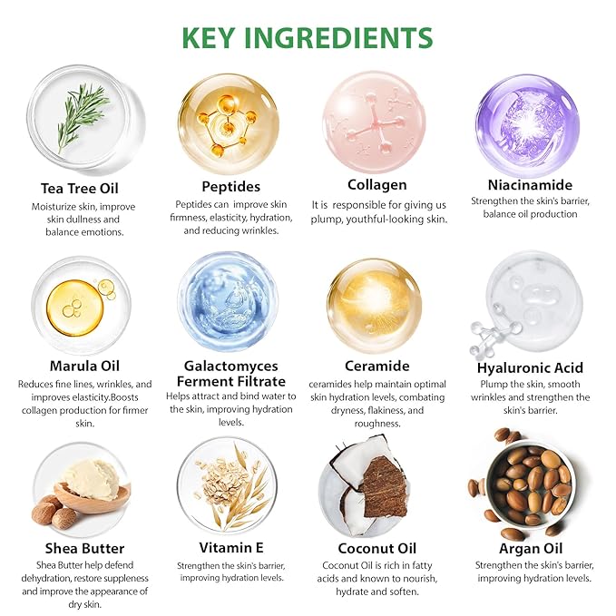 Valentines Day Gifts for Women, 33 Pcs Tea Tree Skin Care Gift, Face Sheet Mask, Self Care Kit Spa Gift Baskets, Necklace, Bath and Body Set, Mother Day, Birthday Present, Christmas - Bloomnest