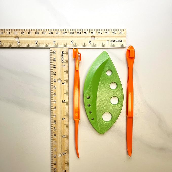 Herb Stripper and Orange Peeler Tool, Herb Stripper Tool for LooseLeaf Kale Chard Collard Greens, Citrus Peeler for Oranges Kiwi Banana Fruit Cutter Opener Slicer, Kitchen Gadgets - Bloomnest