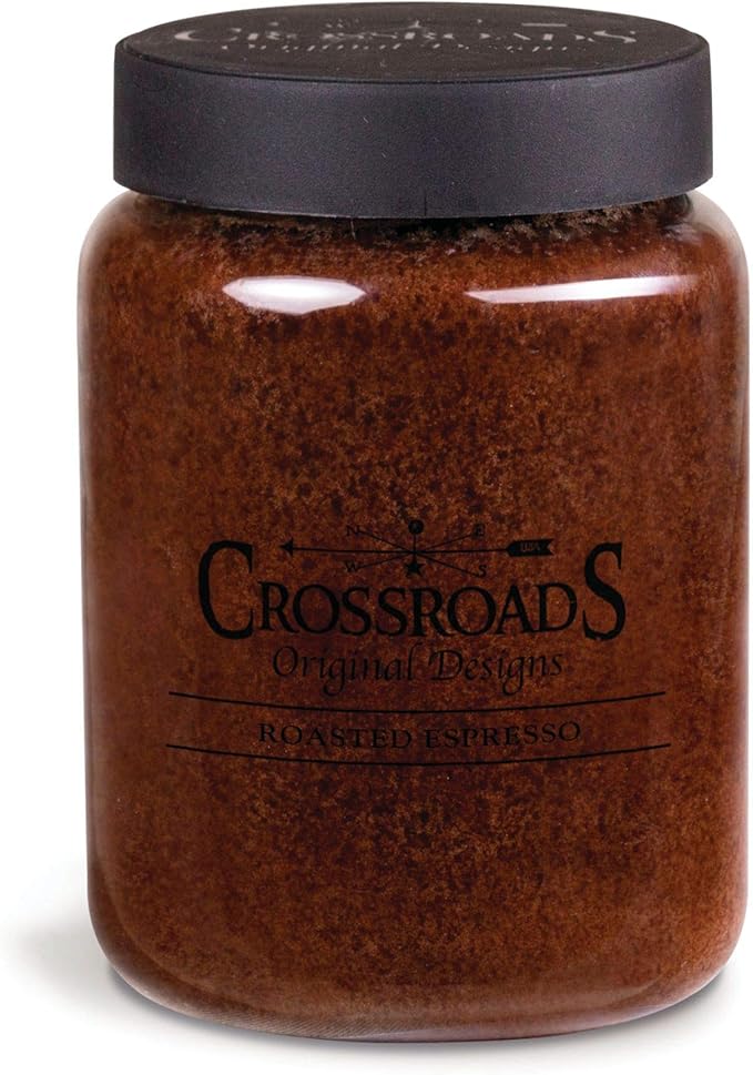 Crossroads Roasted Espresso Scented 2-Wick Candle, 26 Ounce - Bloomnest