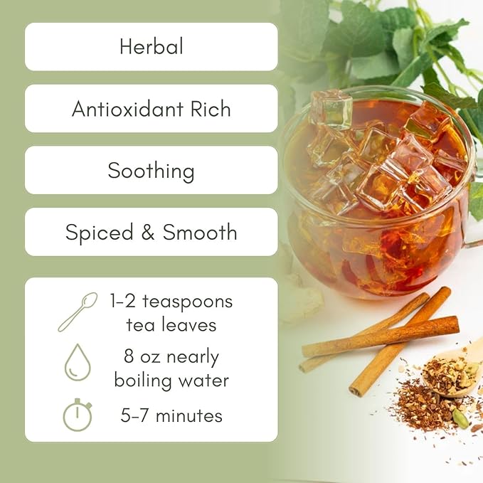 Organic Herbal Chai - 2oz Bag (Approx. 30 Servings) | Full Leaf Tea Co. - Bloomnest