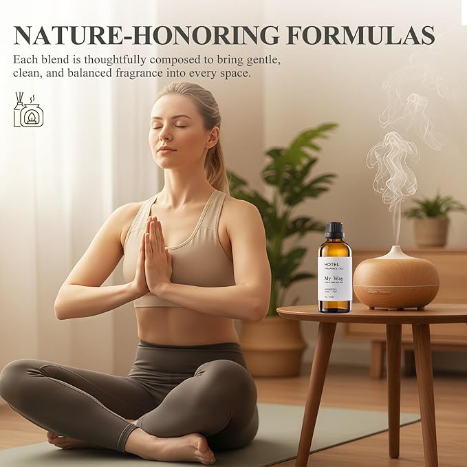 My Way Diffuser Oil Waterless Hotel Essential Oils for Diffusers for Home Inspired by The 1 Hotel Miami Scent - Premium Hotel Collection Diffuser Oil - 4 Fl Oz (Pack of 1) - Bloomnest