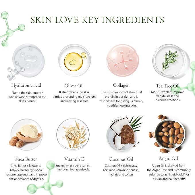 30pcs Valentines Day Gifts for Men & Women, Facial Skin Care Set & Spa Ki, Self-Care Relaxation Gift, Skin Care Collection, Tea Tree Essential Oil, Serum, Dad, Mother's Day, Christmas, Birthday - Bloomnest