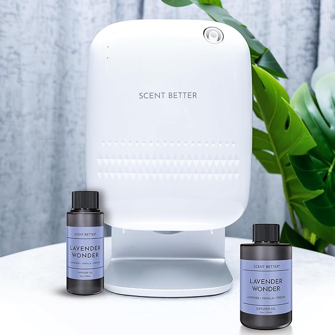 Scent Better Lavender Wonder Aroma Essential Oil Blend: an Aromatherapy Blend of Lavender, Soft Vanilla, and Freesia for Ultrasonic Diffusers & Nebulizers (2 Fl Oz, 60 mL) - Bloomnest