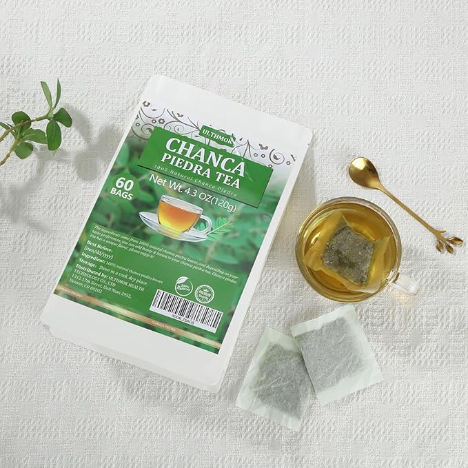 60 Premium Chanca Piedra Leaf Tea Bags, Stonebreaker/Stone Breaker tea, Made with 100% Natural Chanca Piedra Leaves, No Additives & Caffeine Free. - Bloomnest
