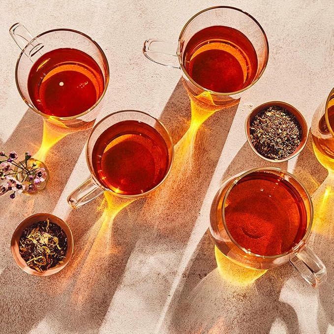 Palais des Thés - Paris For You By Day - Green Tea, Rose & Raspberry - Premium Tea Bags, Serves 20 Cups - Bloomnest