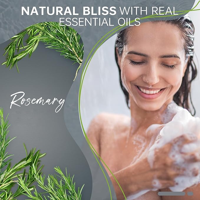 Shower Steamers Aromatherapy Birthday Gifts for Women Travel Essentials, 8 Pcs Rosemary, Bath Bombs Shower Bombs with Natural Essential Oils, Relaxation Home SPA - Bloomnest
