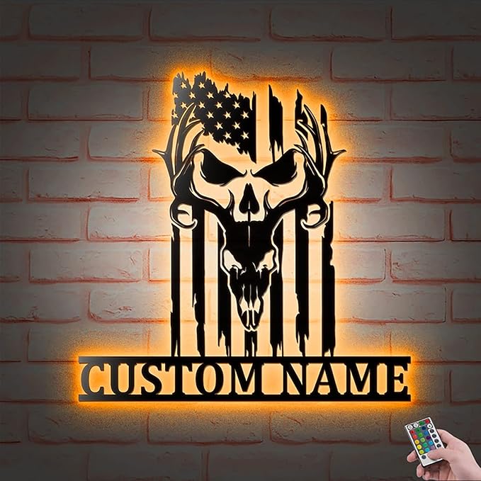 Lovely POD Personalized Metal Sign - Custom Dog Name Art With Led Light, Wall Decor For Living Room, Duck Hunting Home Decor - Bloomnest