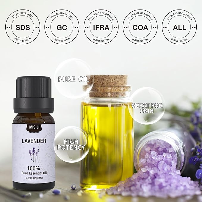 Essential Oils Set- Essential Oils for Diffuser for Home,Diffuser Oils Scents for Aromatherapy,Laundry,Candle&Soap Making,Humidifiers 6 X 10 ML - Bloomnest