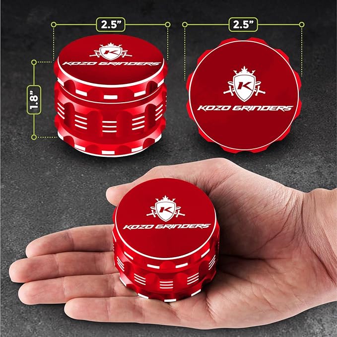 2.5 Inch Grinder Mills, Aluminum - Bloomnest