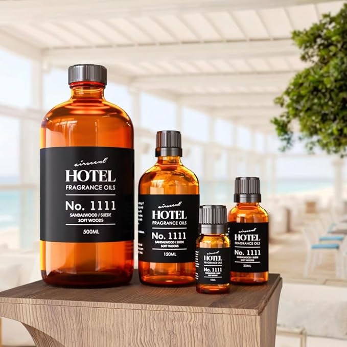 AirScent My Way Diffuser Oil Inspired by The 1 Hotel Miami Scent - Premium Fragrance Oil Blend for Ultrasonic and Waterless Diffusers and Crafting - 500 mL, 16.9 fl oz Glass Bottle - Bloomnest