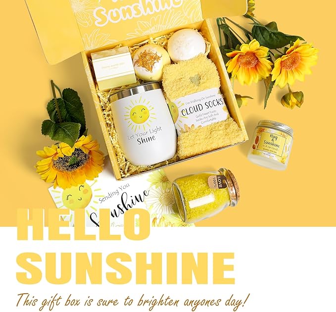 Birthday Gifts for Women, Unique Relaxing Spa Kit Gift Baskets for Women Self Care Gift Get Well Soon Christmas Gifts for Best Friends Sister Mom Her - Bloomnest
